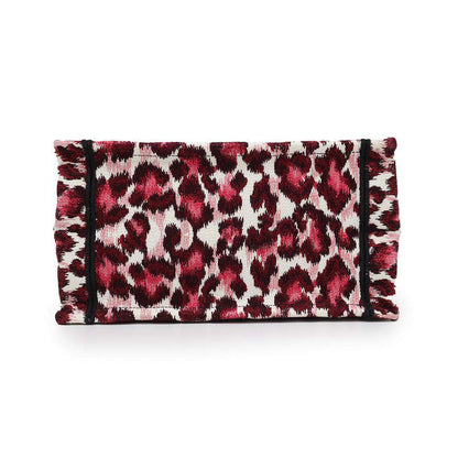 Dior Book Tote Leopard Pink Canvas Size Small