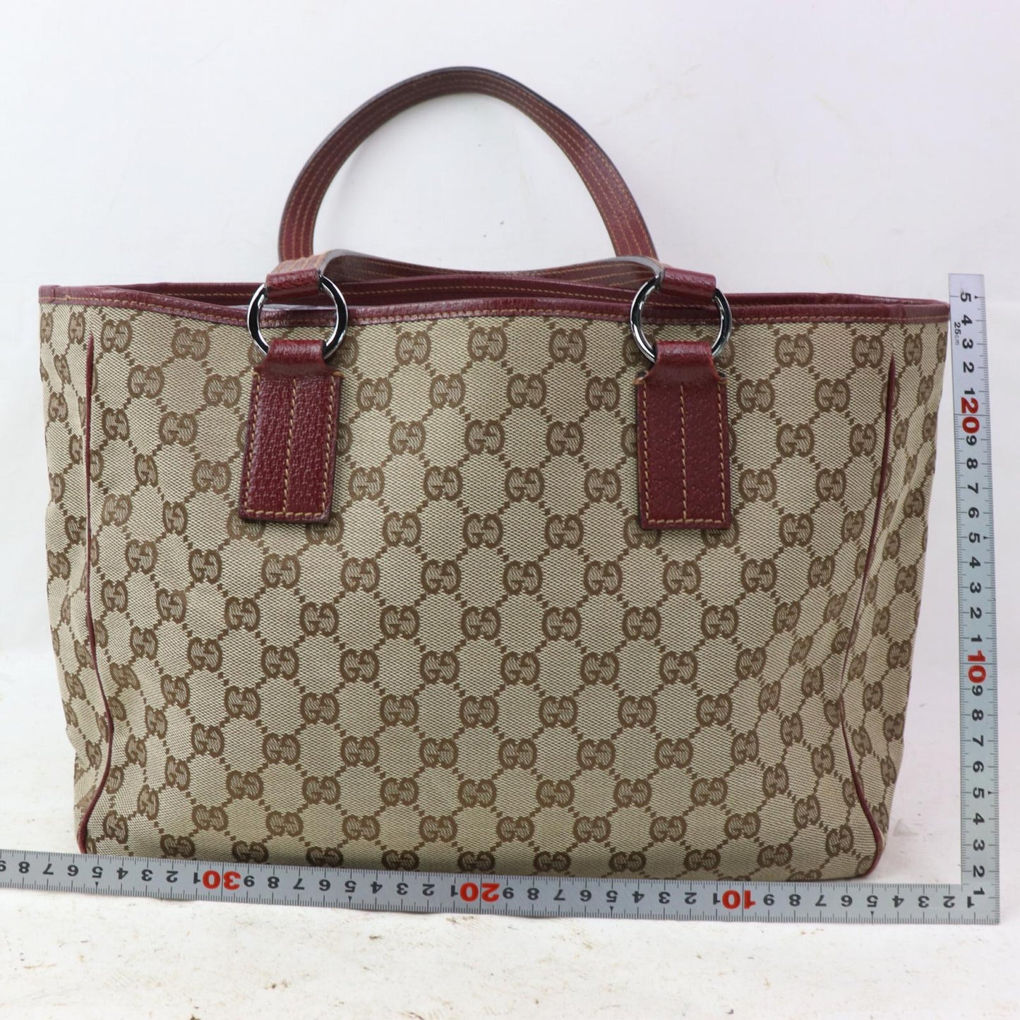 Gucci Tote Bag Light Brown Canvas