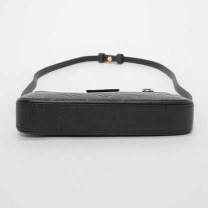 Louis Vuitton Black Monogram Empreinte Easy Pouch on Strap