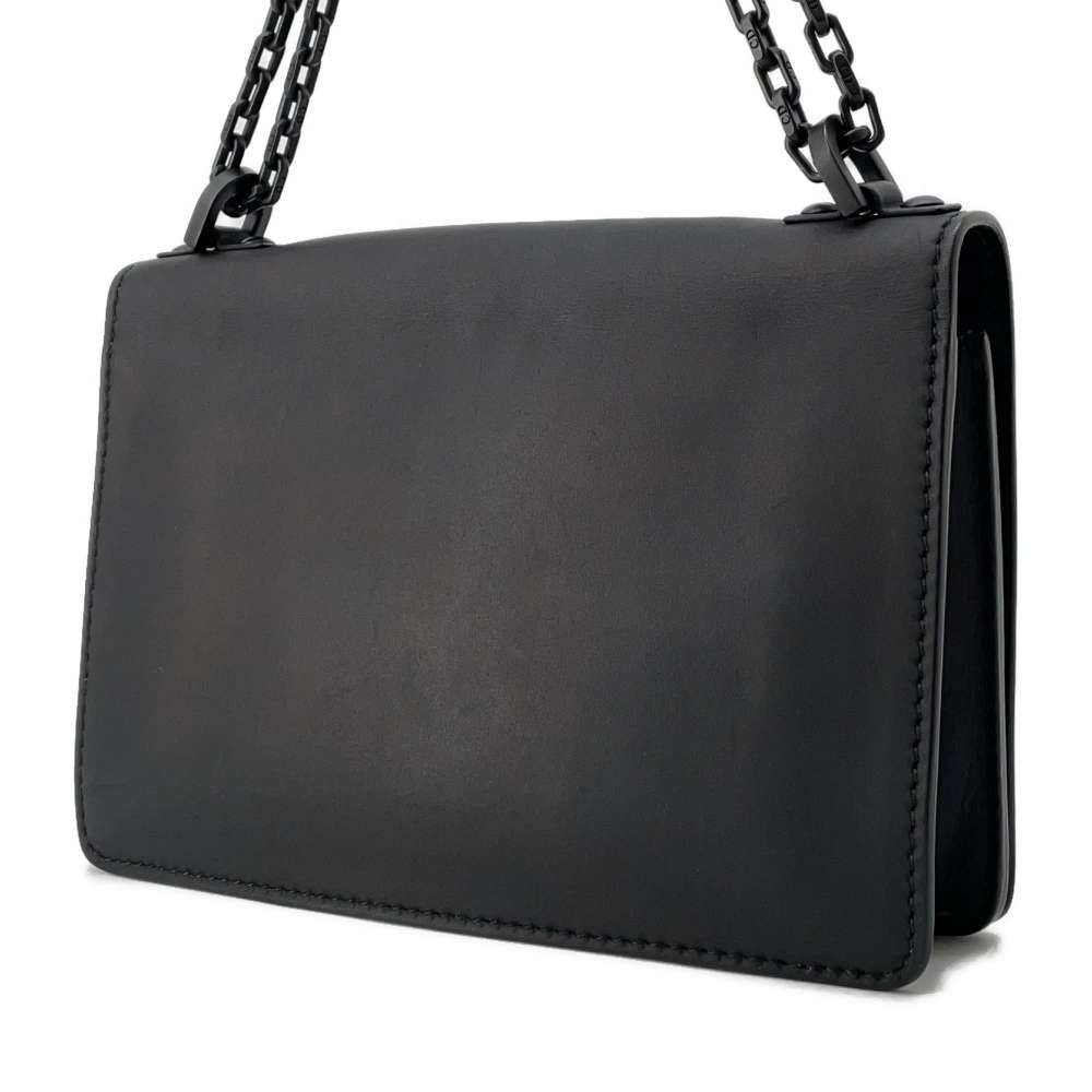 Dior JADIOR ChainShoulder Bag Black Leather