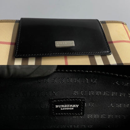 BURBERRY Nova Check Clutch Bag
