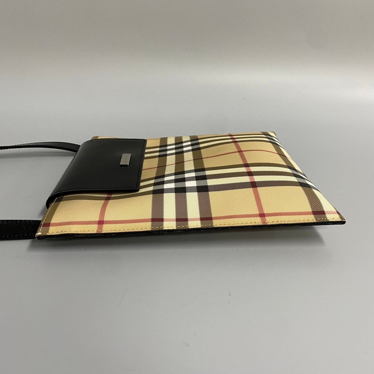 BURBERRY Nova Check Clutch Bag