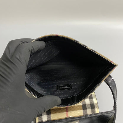 BURBERRY Nova Check Clutch Bag