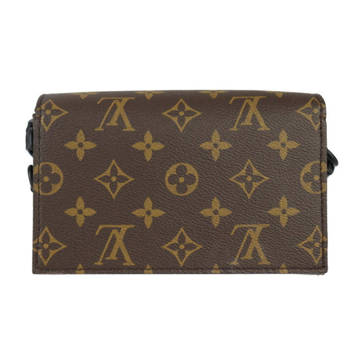 Louis Vuitton    Monogram Canvas Leather Pochette Shoulder Bag