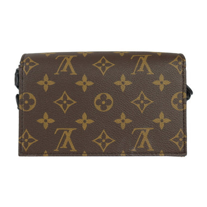 Louis Vuitton    Monogram Canvas Leather Pochette Shoulder Bag