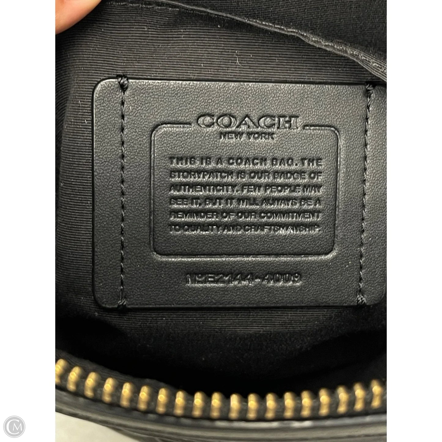 Crossbody Designer By Coach, Size: Medium