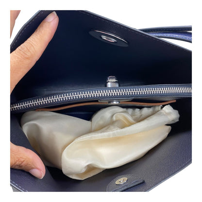 Handbag Designer By Coach In Navy, Size:Medium