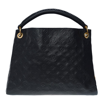LOUIS VUITTON Artsy MM Hobo bag in dark blue monogram calfskin leather, GHW
