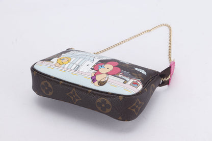 LOUIS VUITTON M81633 MINI POCHETTE ACCESSORIES (SF3282) MONOGRAM CANVAS, WITH DUST COVER & BOX