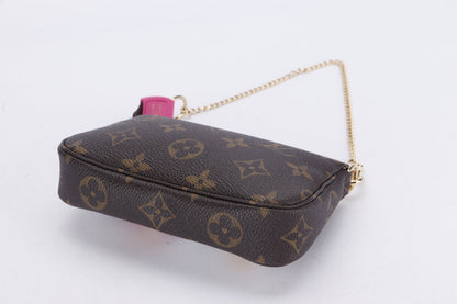 LOUIS VUITTON M81633 MINI POCHETTE ACCESSORIES (SF3282) MONOGRAM CANVAS, WITH DUST COVER & BOX
