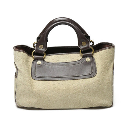 CELINE Handbag Suede beige Suede Celine Boogie bag Women Used