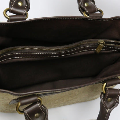CELINE Handbag Suede beige Suede Celine Boogie bag Women Used