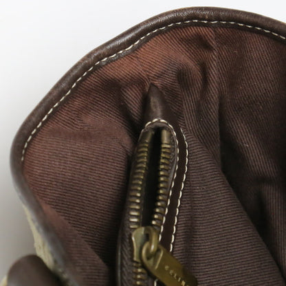 CELINE Handbag Suede beige Suede Celine Boogie bag Women Used