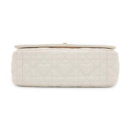 Dior Karo Che Shoulder Bag 2021 Limited Edition White/RedM9241UWHC Leather Size Small