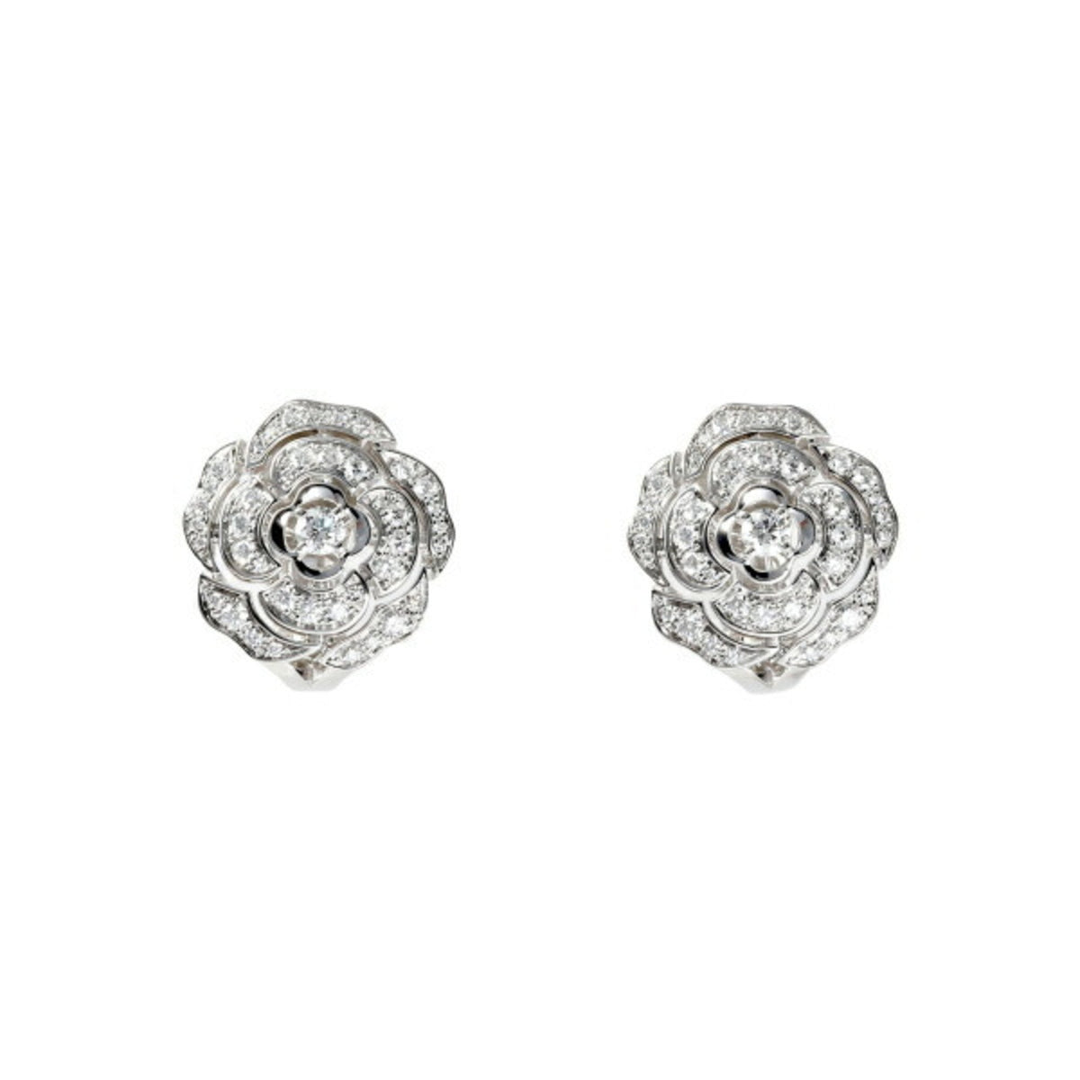 Chanel Camellia Earrings
