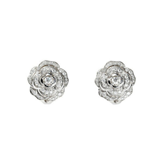 Chanel Camellia Earrings