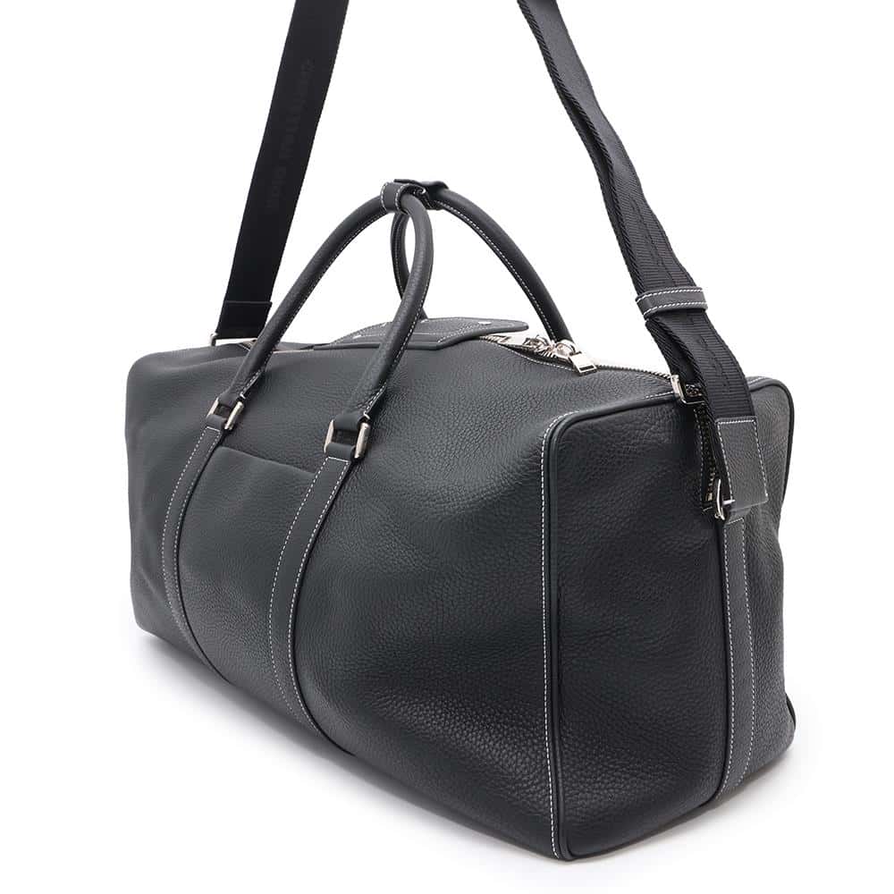 Dior Rango Travel Bag Black Leather Size 50