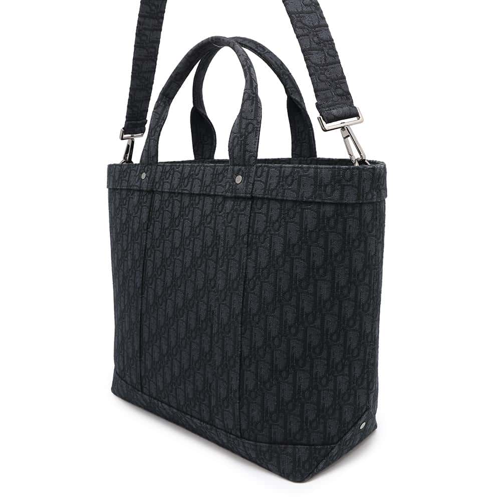 Dior Oblique 2WAY Tote Bag Black1WRSH178YJY Canvas