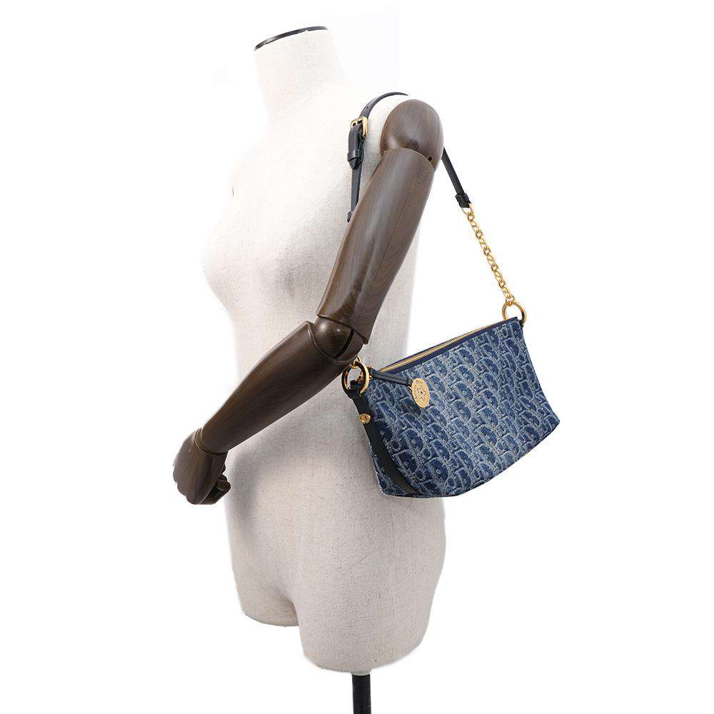 Dior DiorStar Oblique Hobo Bag BlueS3202UDCE Denim