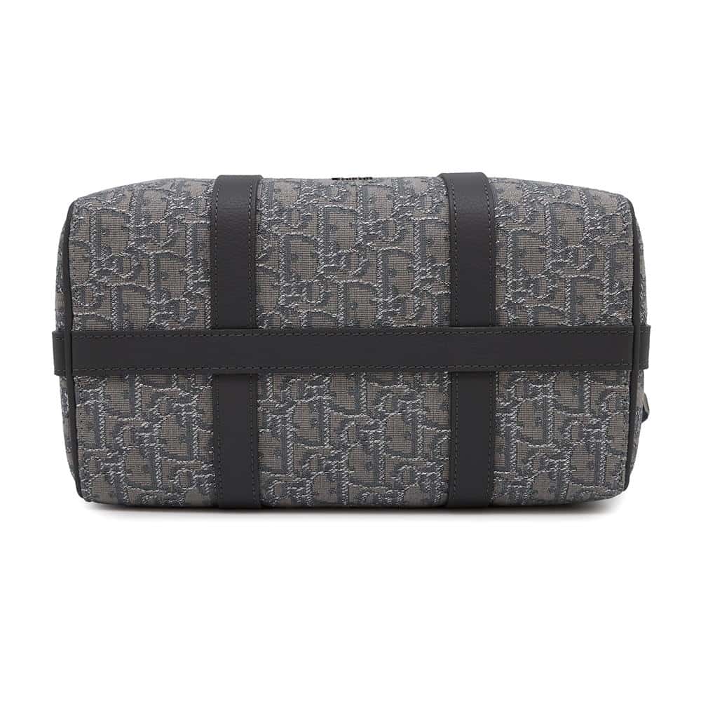 Dior Oblique 2WAY Travel Bag Rango 26 Gray1ADDU114DOS Jacquard Calf Leather Size Gray