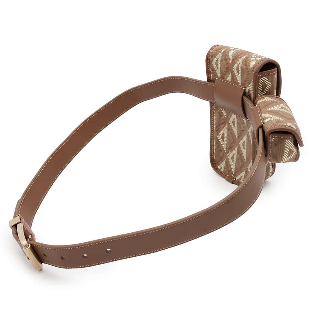 Dior Hit the Road Waist Bag Brownゴールド金具 PVC