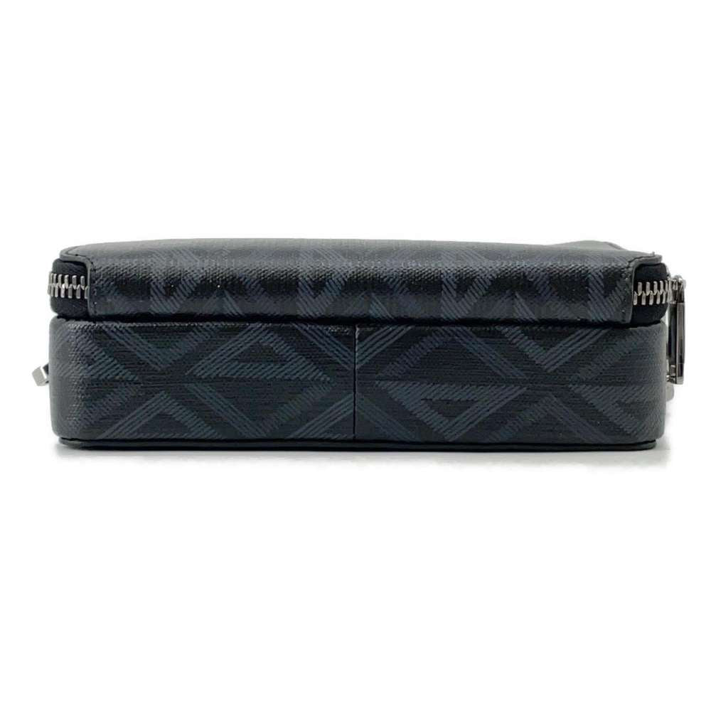 Dior CDDiamond Shoulder Bag Black2ESBC119DCO PVC Coated Canvas