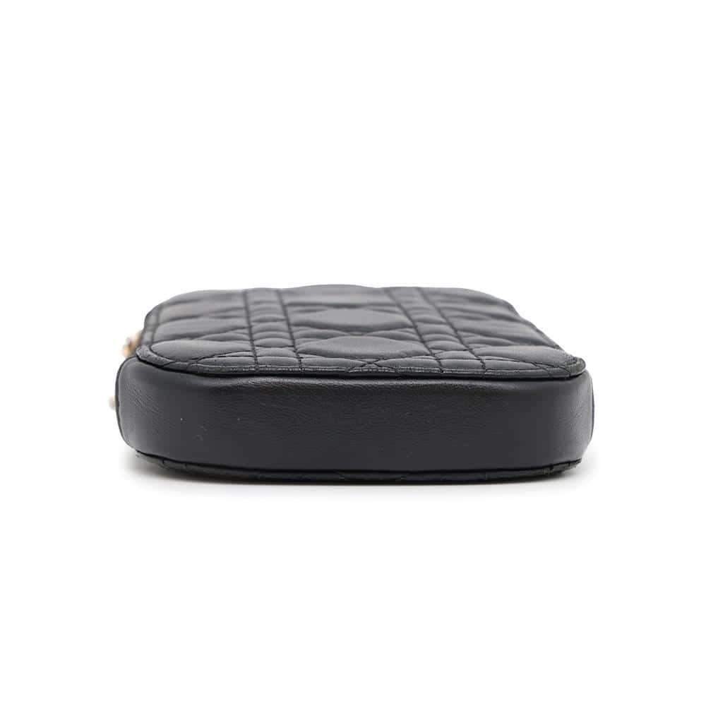 Dior Lady Dior Phone Holder BlackS0872ONMJ Lambskin