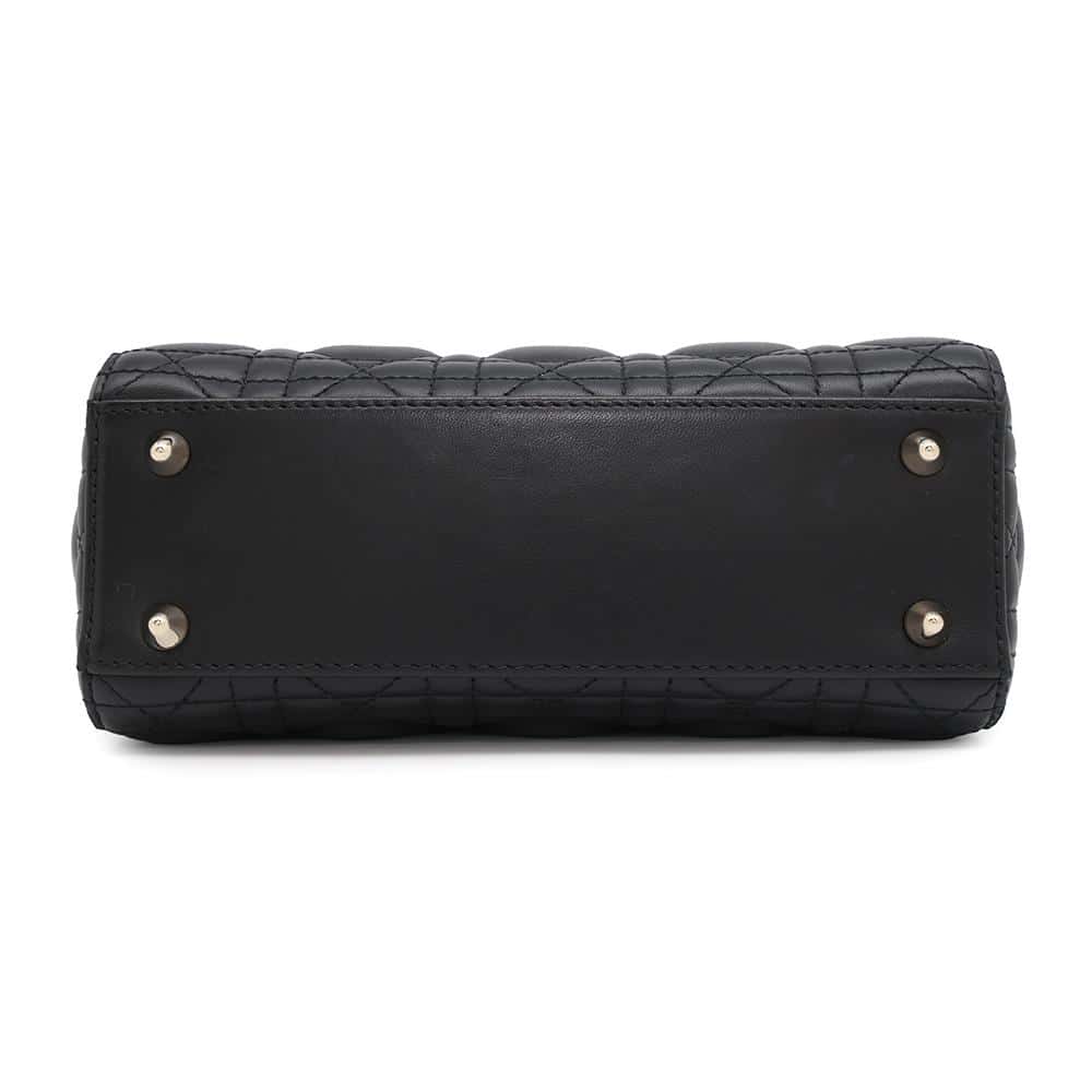 Dior Lady Dior My ABCDior Cannage 2WAY Handbag BlackM0538ONGE_M900 Lambskin Size Small/7.9"