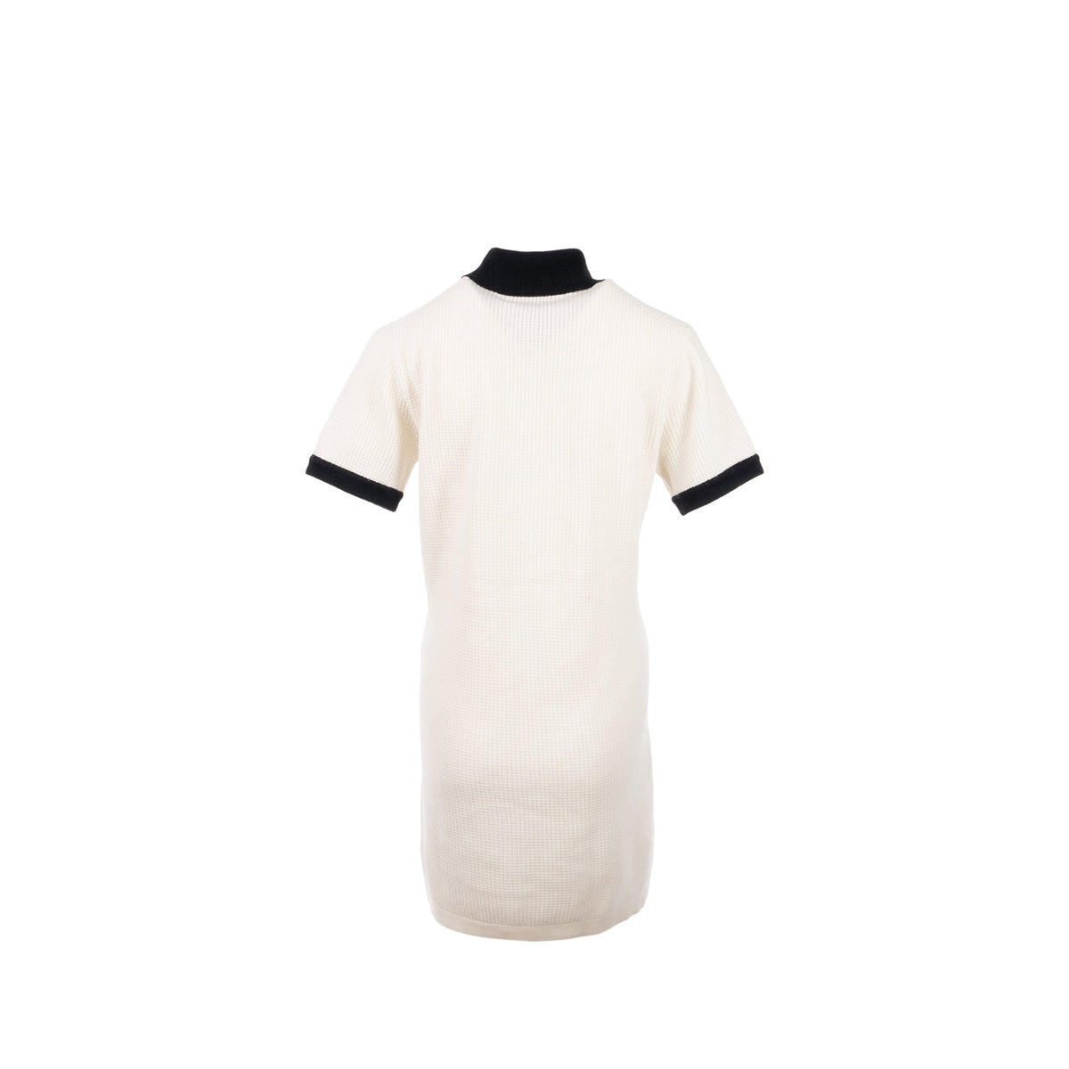Chanel Size 34 23A Dress Cashmere White/Black