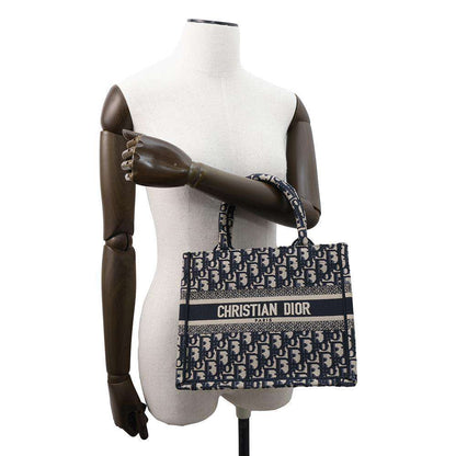 Dior Book tote NavyM1265ZRIW Canvas Size Small