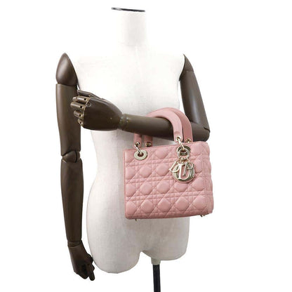 Dior My Lady Dior Shoulder Bag PinkM05320CAL Lambskin Size Small