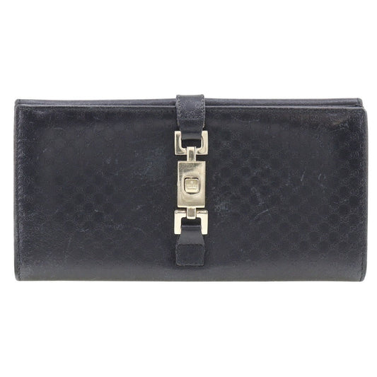 Gucci Jackie Black Leather Wallet  ()