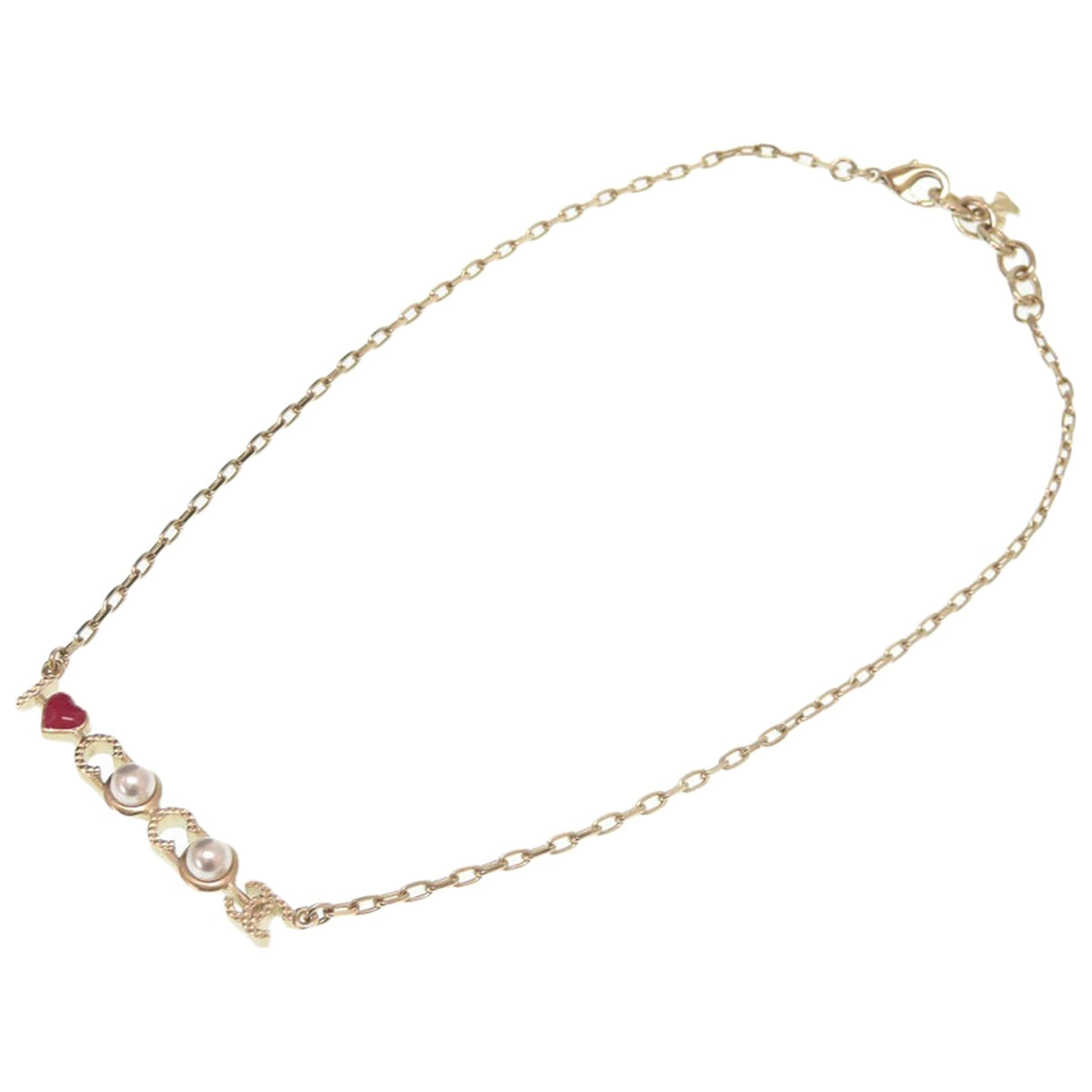 Chanel gold metal necklaces