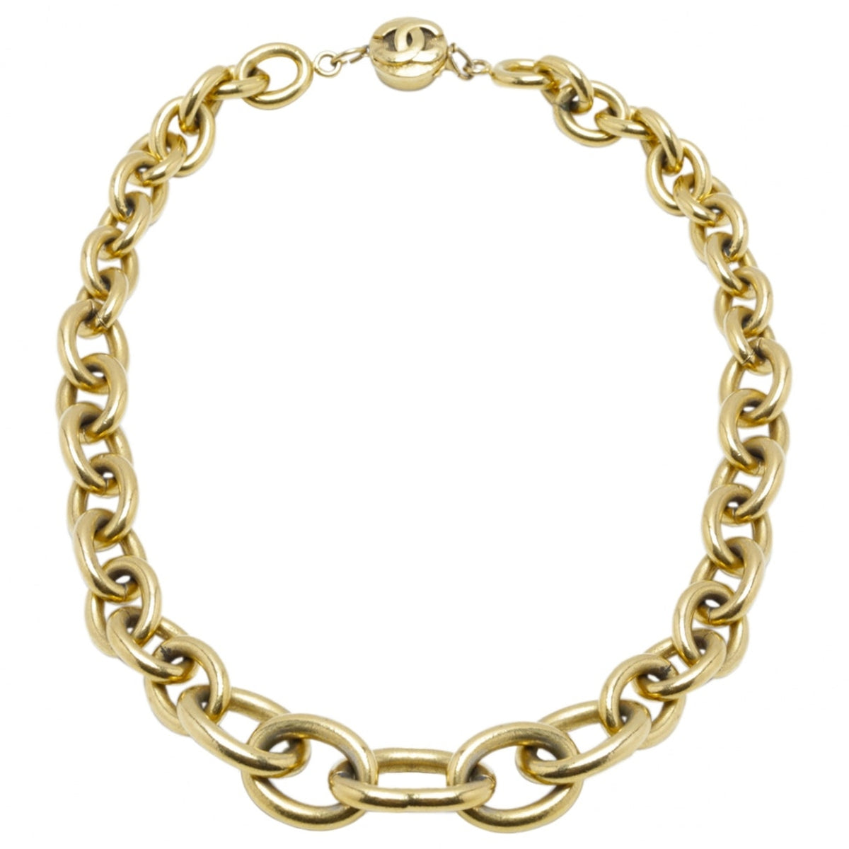 Chanel gold metal necklaces
