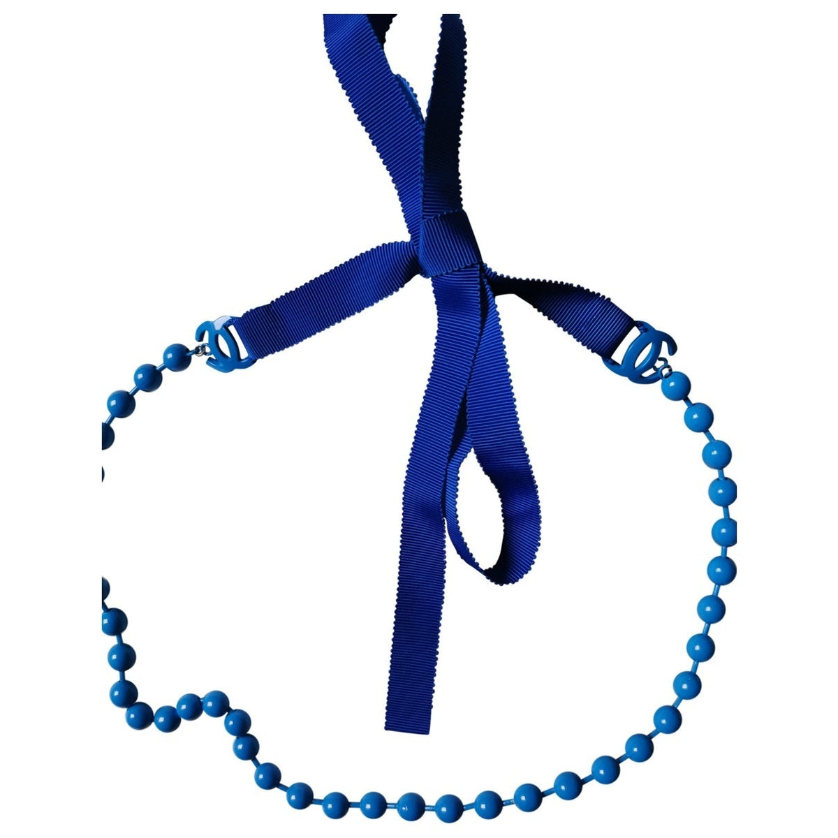Chanel cc blue  long necklaces