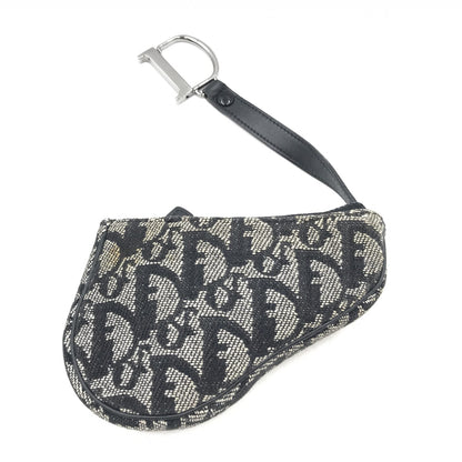 Christian Dior Trotter Canvas Saddle Coin Women's Purse ()