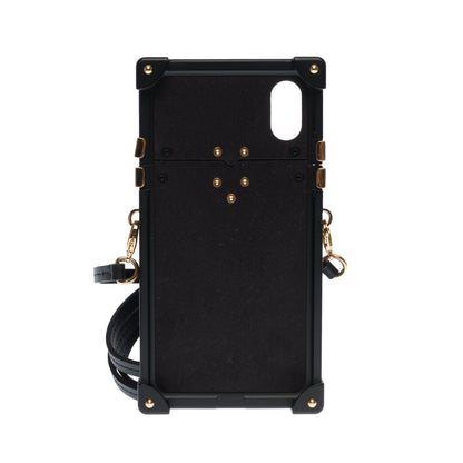 LOUIS VUITTON Beautiful EyeTrunk iPhone X case in brown monogram coated canvas