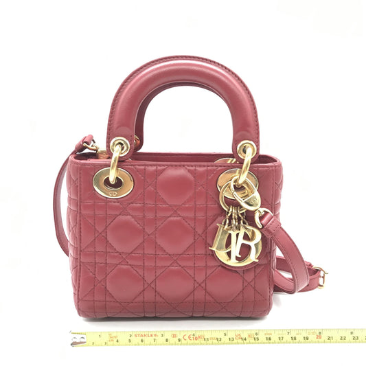 Christian Dior Mini Lady Dior Handbag In Women's Pink ()