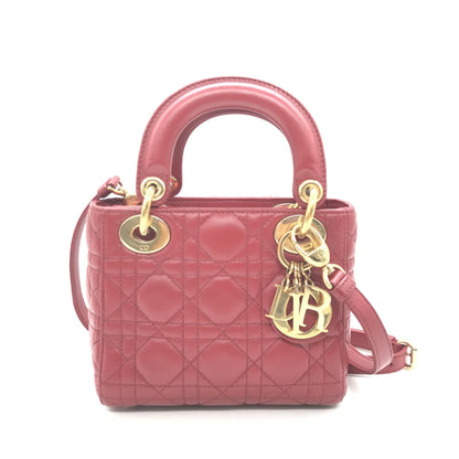 Christian Dior Mini Lady Dior Handbag In Women's Pink ()