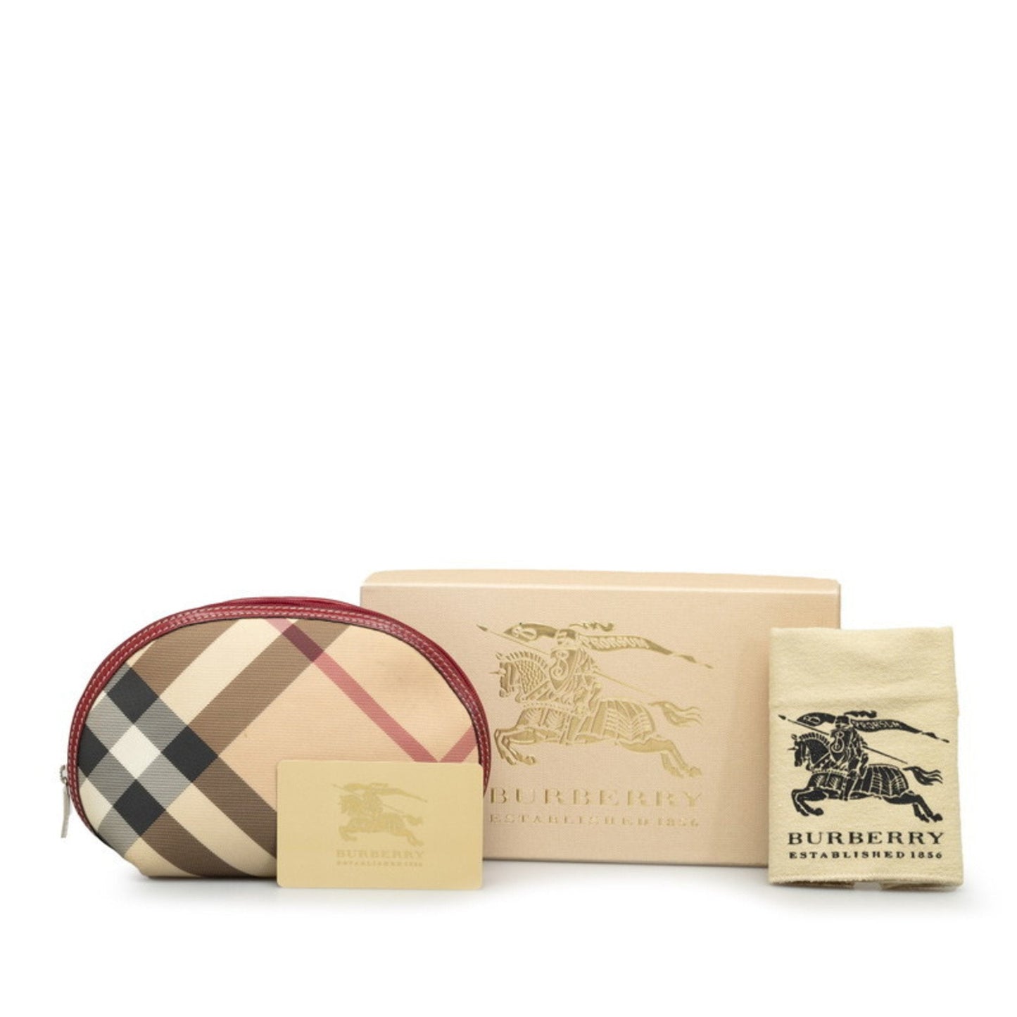 BURBERRY Nova Check Clutch Bag