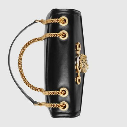 Gucci Rajah Medium Shoulder Bag Black