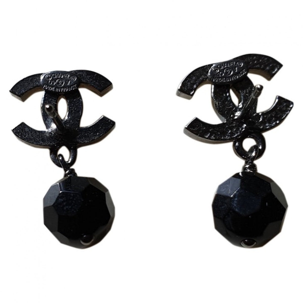 Chanel multicolour metal earrings