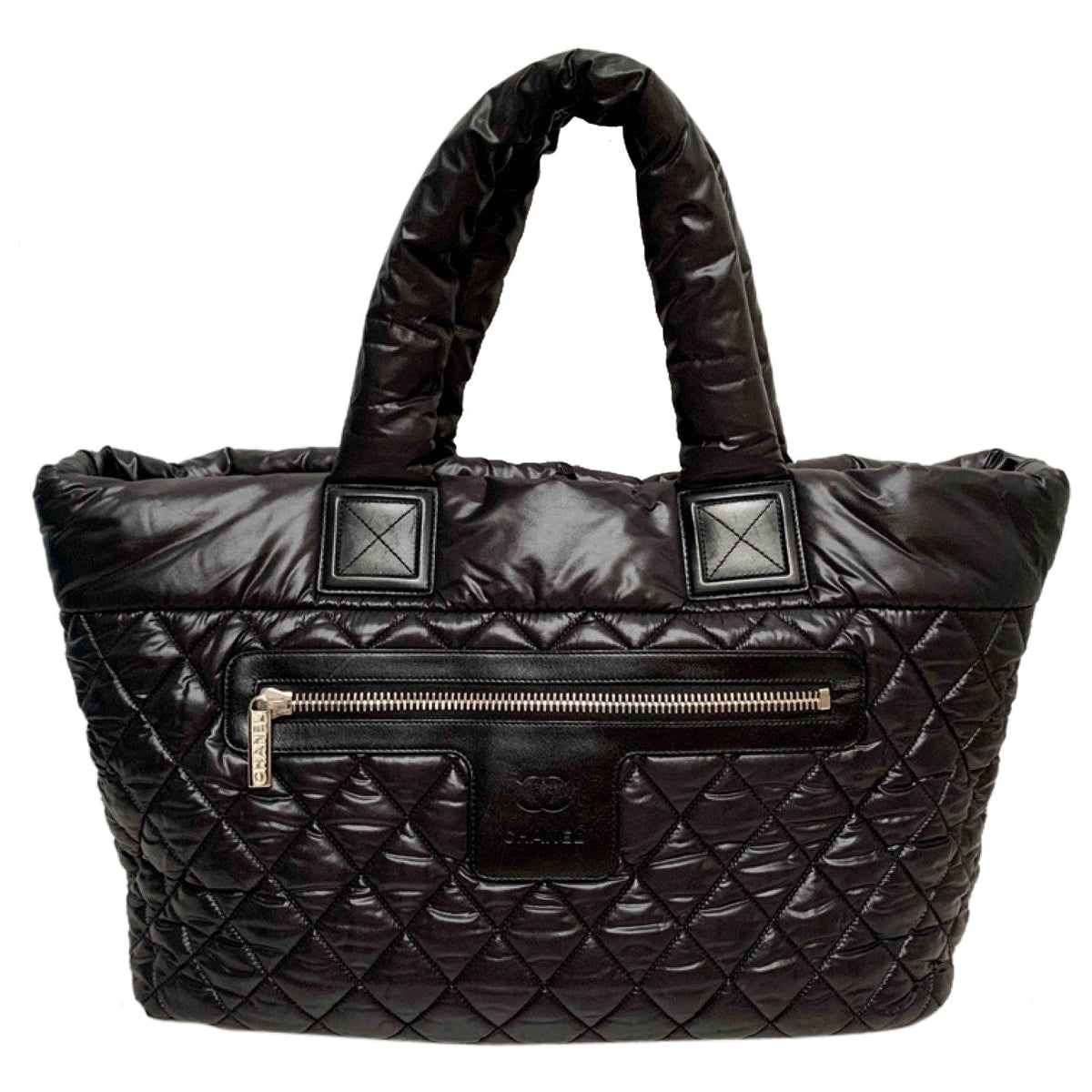 Chanel coco cocoon black synthetic handbag