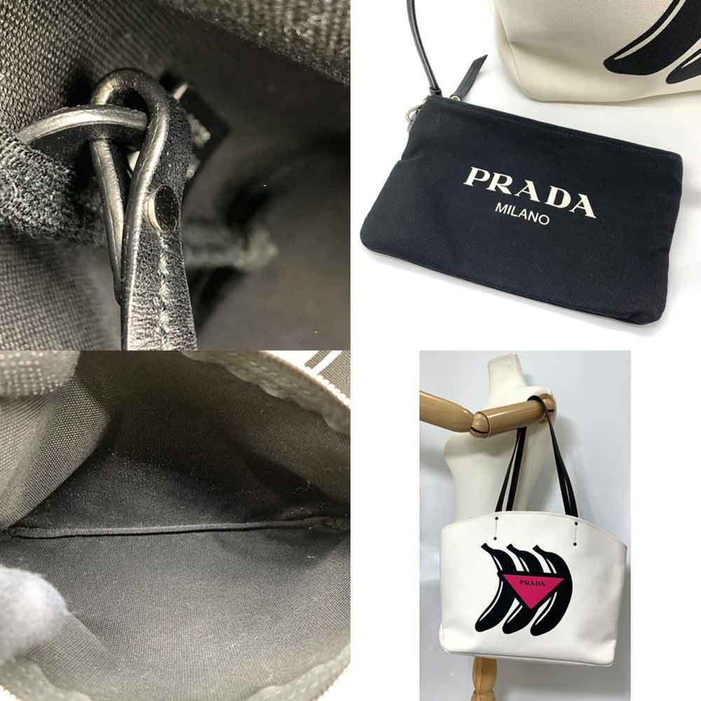 PRADA Canapa Tote