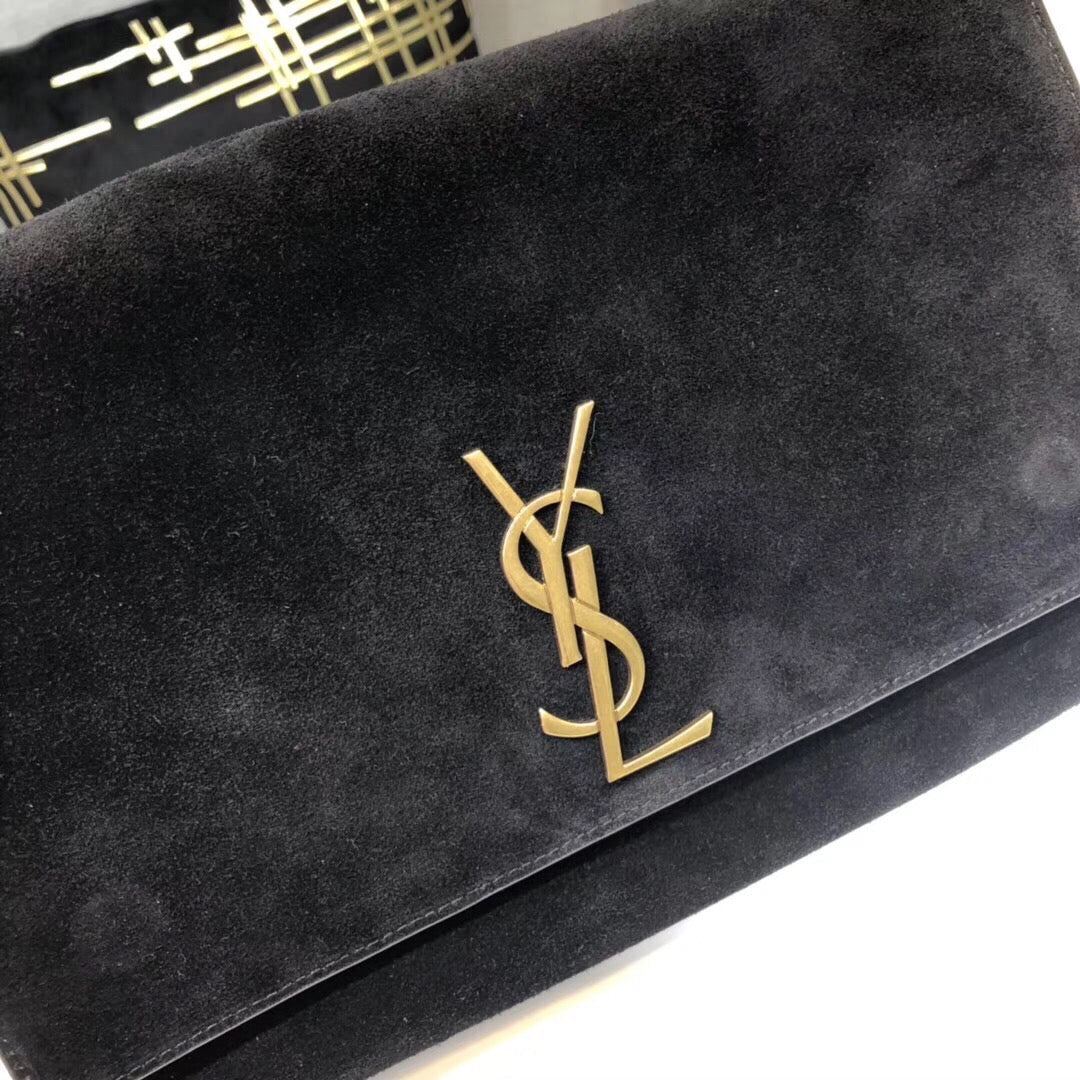 Yves Saint Laurent Kate Medium Reversible Chain Bag Black