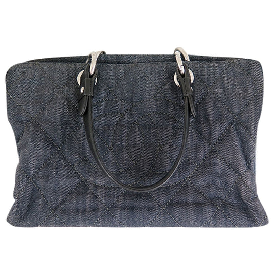 Chanel blue denim - jeans handbag