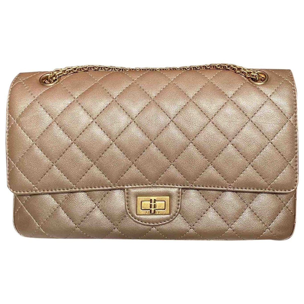 Chanel 2.55 pink leather handbag