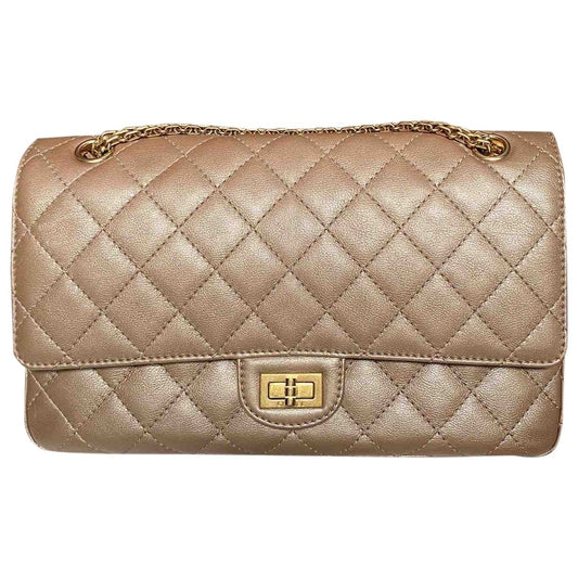 Chanel 2.55 pink leather handbag