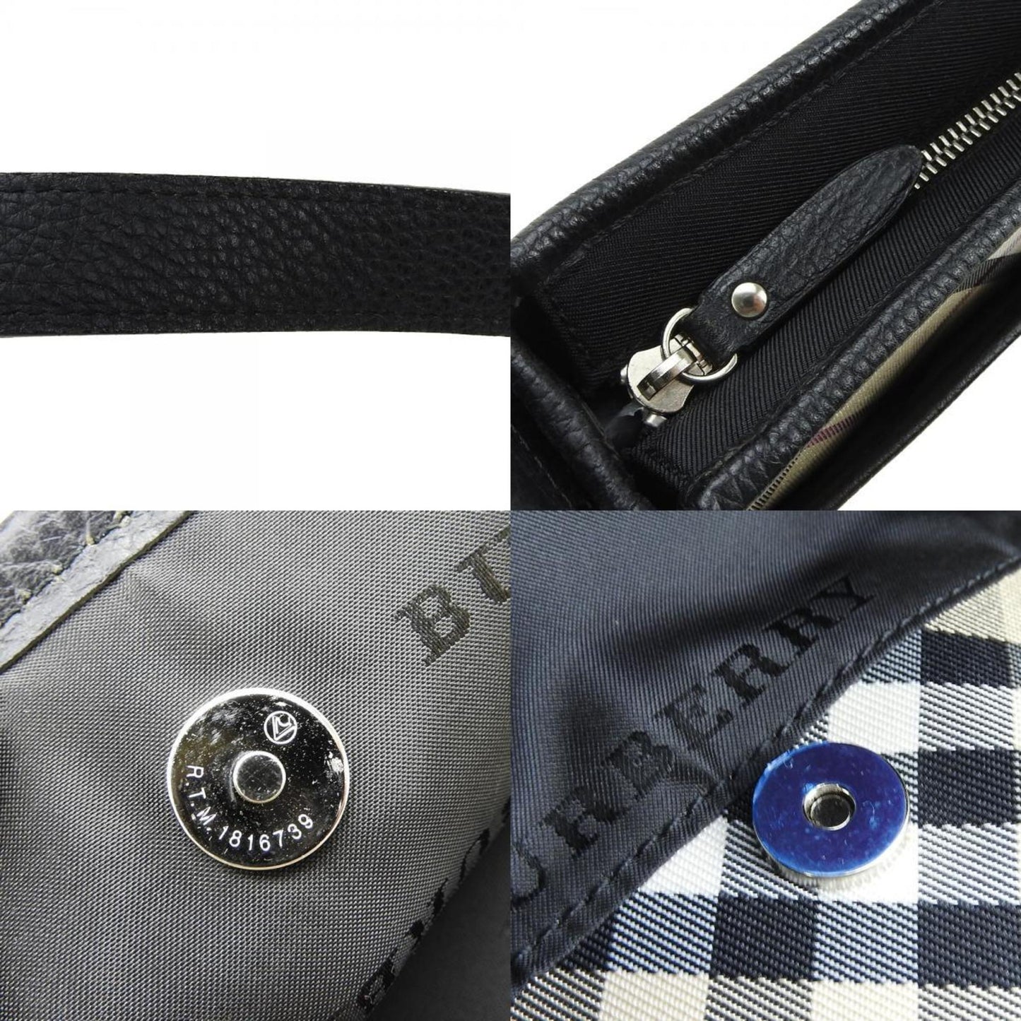 BURBERRY Nova Check Shoulder Bag