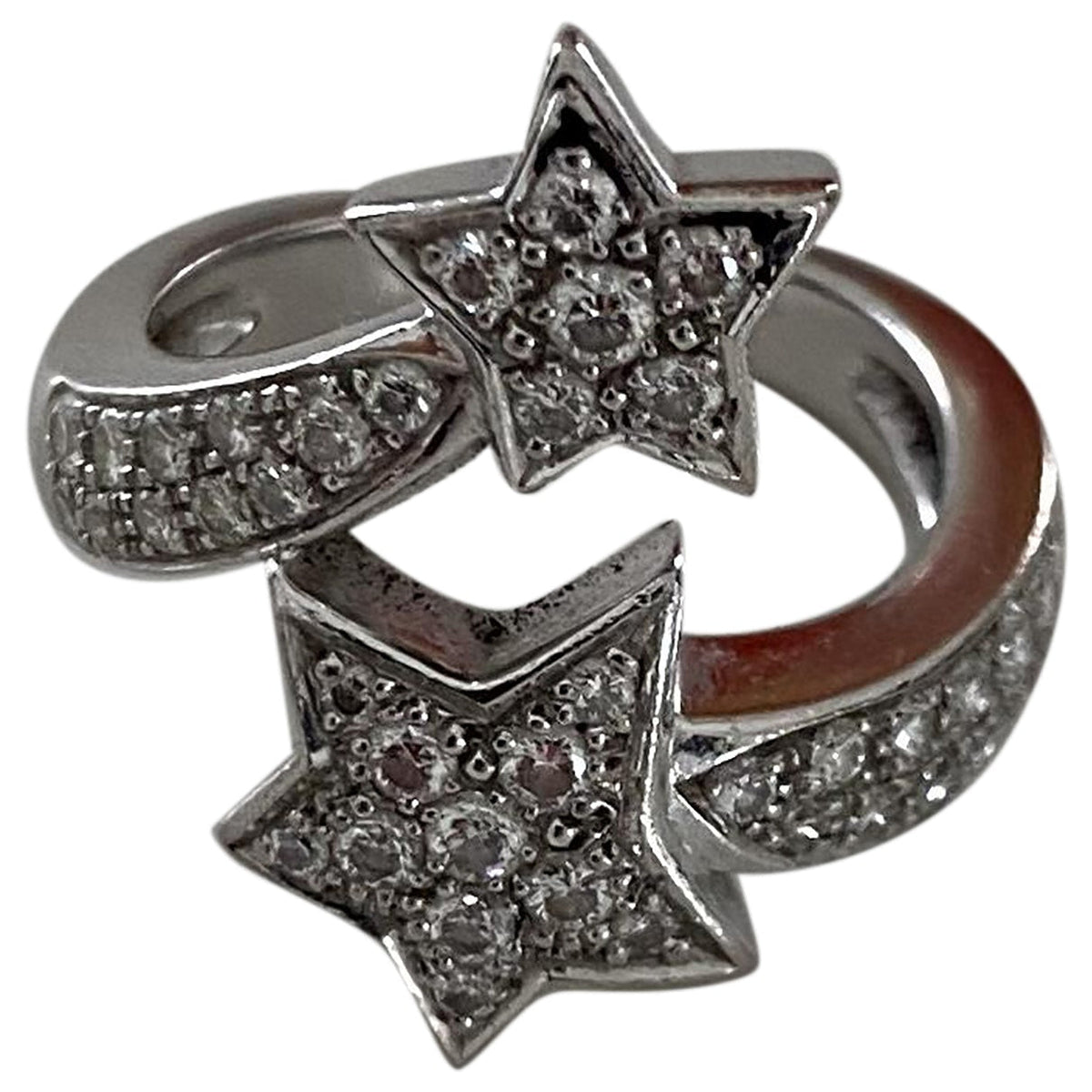 Chanel comète white white gold rings